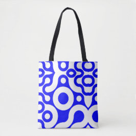 Großflächiger geometrischer Circle Print Tasche