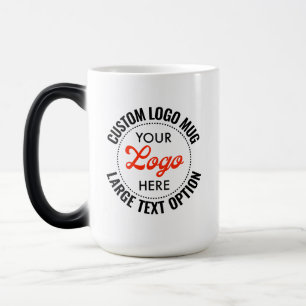 Großformat-Text Werbe-Logo Hitzeändernde Tasse