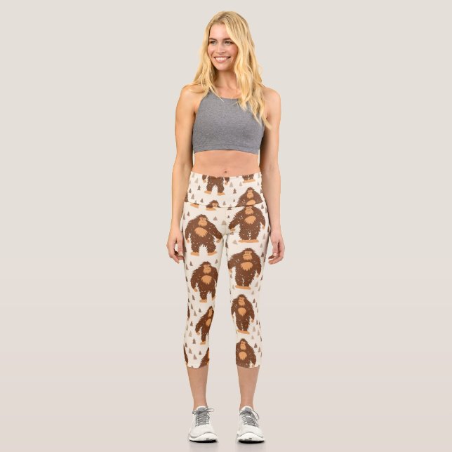 Großfuß Capri Leggings (Vorderseite)