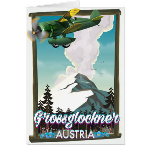 Großglockner-Gebirge Österreichisches Reiseplakat