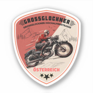 Grossglockner Hochalpenstraße österreichische Alpe Aufkleber