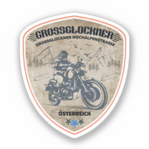 Großglockner-Hochalpenstraße österreichische Alpen Aufkleber
