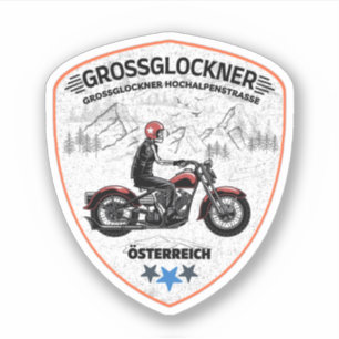 Großglockner Hochalpenstraße österreichische Alpen Aufkleber