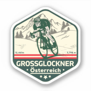 Großglockner Hochalpenstraße österreichische Alpen Aufkleber