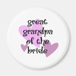 Großgroßvater der Braut Magnet