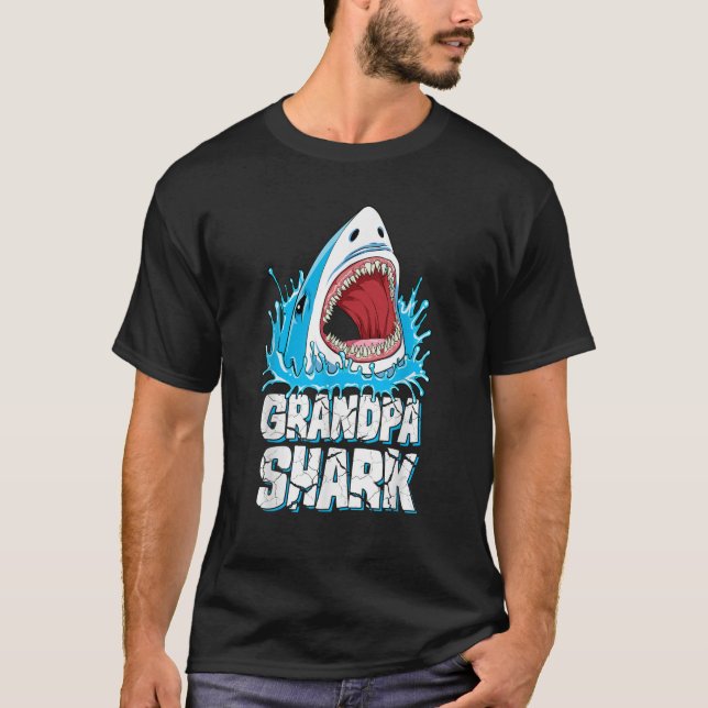 Großhaie Familie Matching Männer Jawsome Geschenke T-Shirt (Vorderseite)