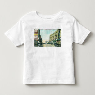Großhandelsbezirks-Szene auf Los Angeles-Straße Kleinkind T-shirt