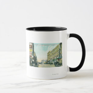 Großhandelsbezirks-Szene auf Los Angeles-Straße Tasse