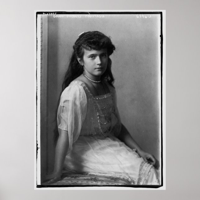 Großherzogin Anastasia Nikolajewna, Russland Poster (Vorne)