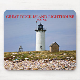 Großherzoginsel Leuchtturm, Maine Mousepad