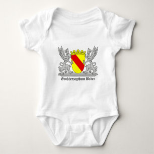 Großherzogthum Baden mit Schrift Baby Strampler