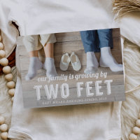Grossissant De Deux Pieds Faire-part Grossesse