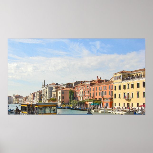 Großkanalwohnungen, Venedig, Italien - Foto Poster (Vorne)