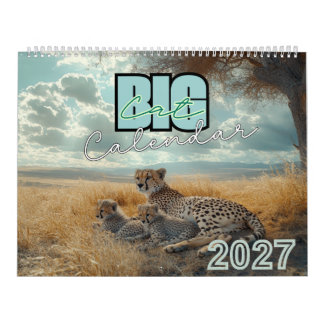 Großkatzen-Wandkalender 2027 Kalender