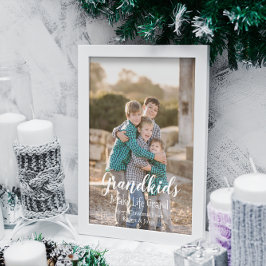 Großkinder machen das Leben großartig Feiertagspostkarte