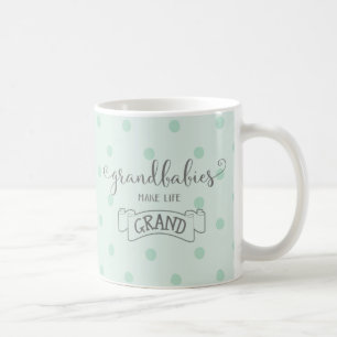Großkinder machen das Leben großartiger Typografie Kaffeetasse