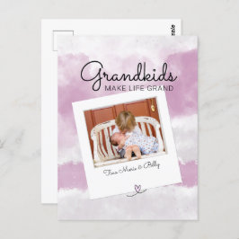 Großkinder machen den Tag der Großmütter Postkarte