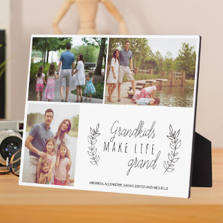Großkinder machen lebensgroßes Foto-Sammelangebot Fotoplatte