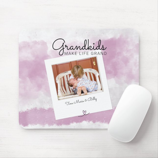 Großkinder machen Life Grand Großkinder Foto Mousepad (Mit Mouse)
