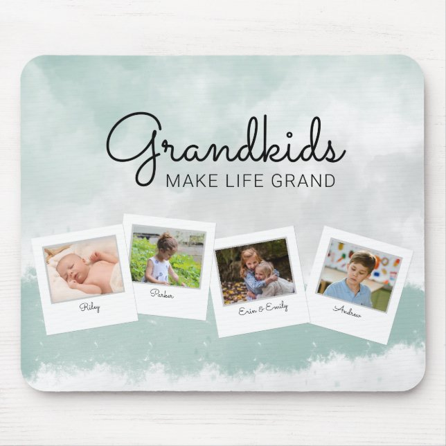 Großkinder machen Life Grand Großkinder Foto Mousepad (Vorne)