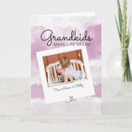 Großkinder machen Life Grand Mütter Day Card Karte