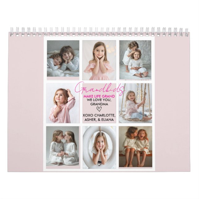 Großkinder machen Life Grand Oma 8-Foto maßgeschne Kalender (Titelbild)