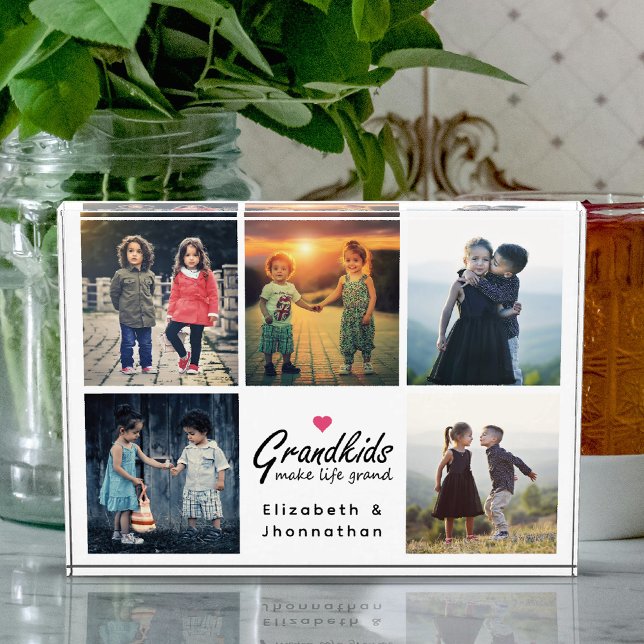 Großkinder machen Life Grand Pink Herzfoto Collage Fotoblock (Von Creator hochgeladen)