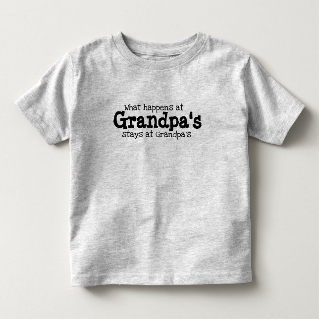 Großkindlicher Großvater Kleinkind T-shirt (Vorderseite)