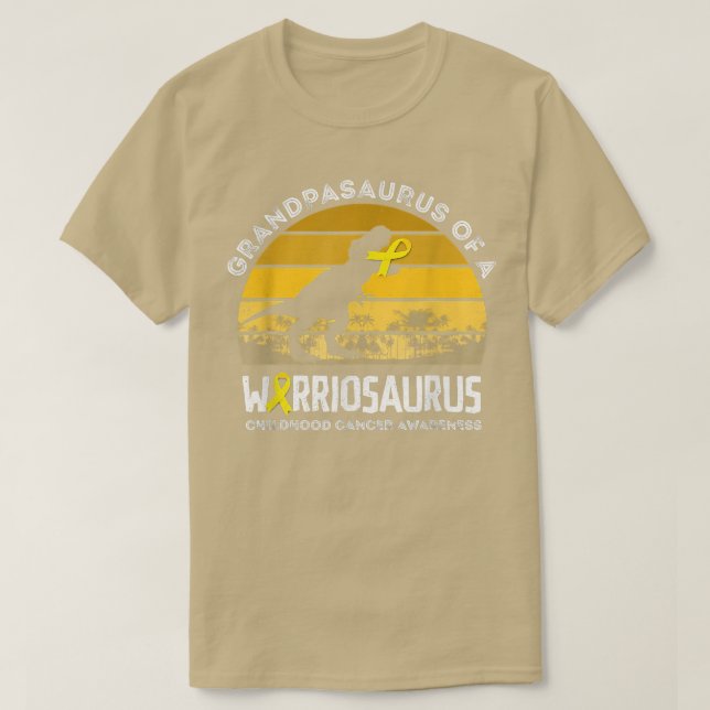Großmasaurus eines Kriegers Krebs der Kindheit Awa T-Shirt (Design vorne)
