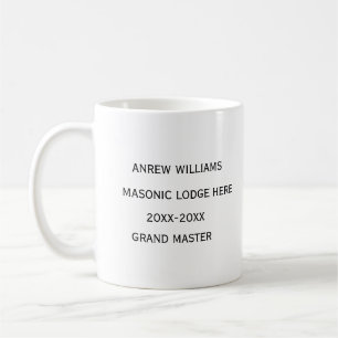 Großmeister Freemason Freimaurer Geschenke Kaffeetasse