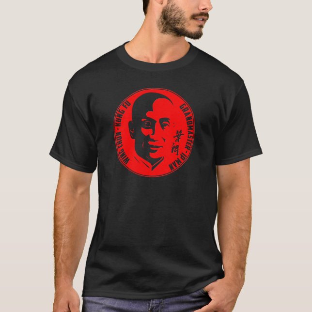 Großmeister Ip Man - Wing Chun Kung Fu T-Shirt (Vorderseite)