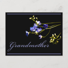 Großmutter Delikate Blumen Postkarte