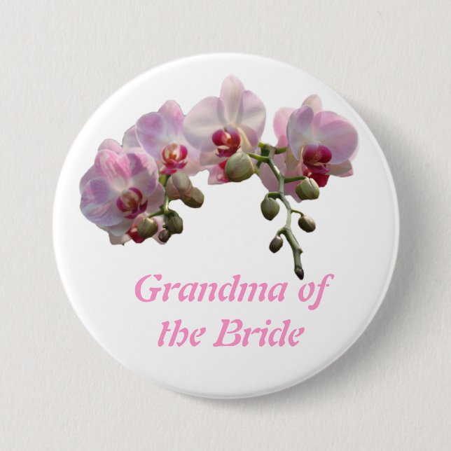 Großmutter der Braut/Bräutigam Button (Vorderseite)
