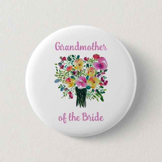 Großmutter der Braut Button (Vorderseite)