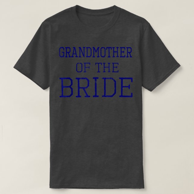 Großmutter der Braut - Koordinierung der Hochzeit  T-Shirt (Design vorne)