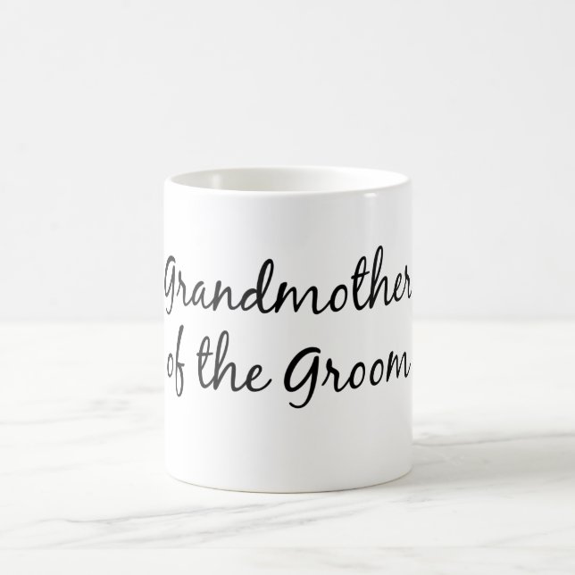 Großmutter der Bräutigam-Tasse Kaffeetasse (Mittel)