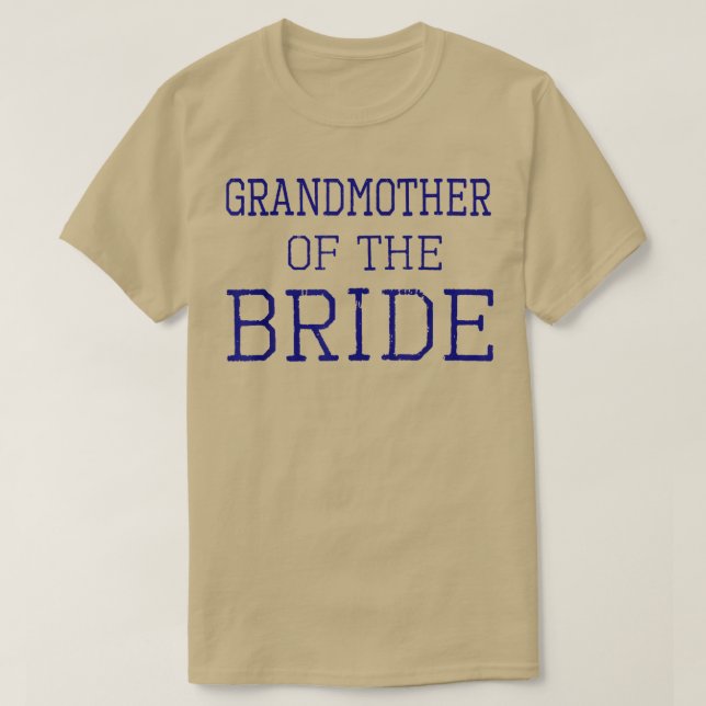Großmutter der Bride Coordinating Wedding Par T-Shirt (Design vorne)