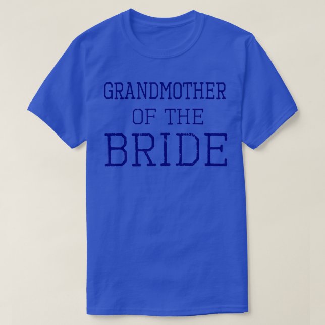 Großmutter der Bride Coordinating Wedding Par T-Shirt (Design vorne)