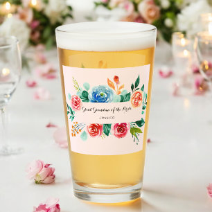 Großmutter Der Brillenrosa-Glascup Glas