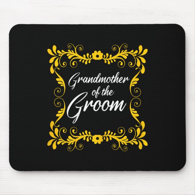 Großmutter der Groom Matching Bachelorette Par Mousepad (Vorne)