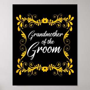 Großmutter der Groom Matching Bachelorette Par Poster