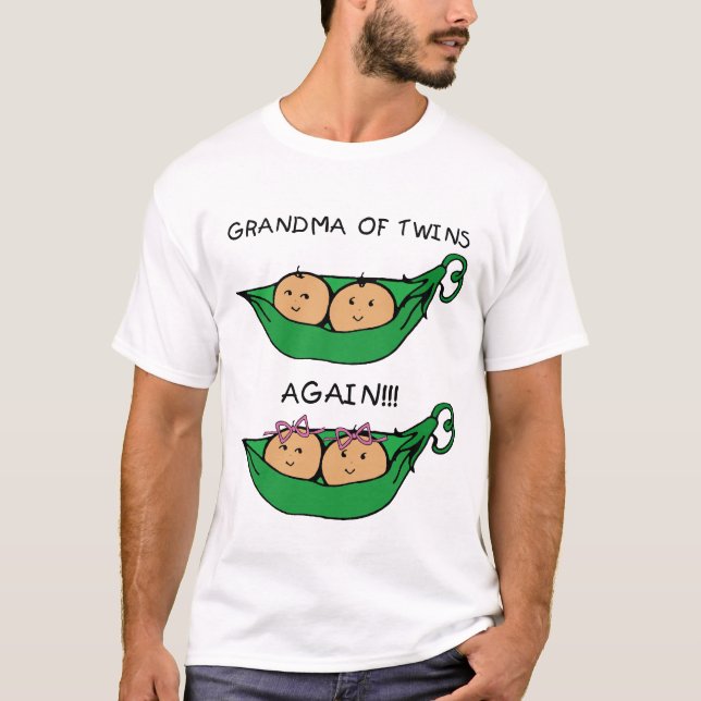 Großmutter der Zwillinge wieder T-Shirt (Vorderseite)