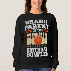 Großmutter des Geburtstags Bowler Bday Bowling Pa Sweatshirt