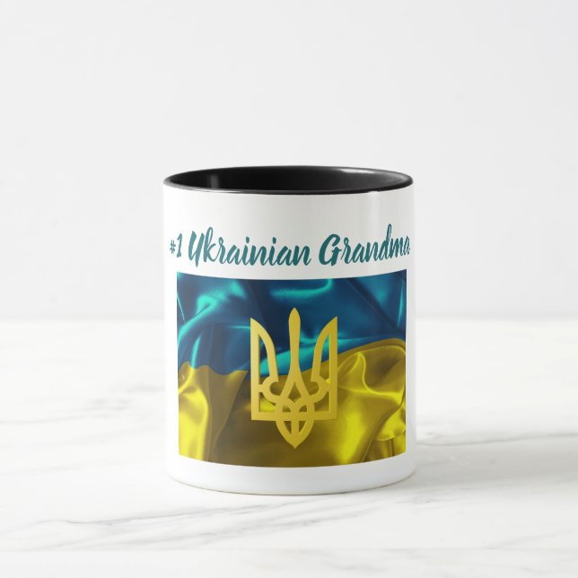 Großmutter des Ukrainer-#1 Tasse (Zentrum)