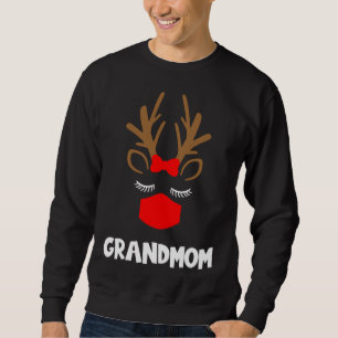 Großmutter Funny Reindeer Christmas Animal Family Sweatshirt