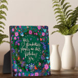Großmutter Gebete Hübsch florale Inspiration Fotoplatte<br><div class="desc">Die Gebete der inspirierenden Großmutter zitieren Easel Plaque - hübsche, skurrile und stilvolle Kunstwerke, die zum inspirier und Aufheben geschaffen wurden. Die farbenfrohe, hübsche Blumengestaltung verleiht Ihrem Tag ein angenehmes Ambiente. Diese durchdachten Aaselplakate machen große inspirierende Keepsakes für Enkeltöchter. Das waren beliebte Beileid-Geschenke. Modernere, blumige und motivierend Plaques in meinem...</div>
