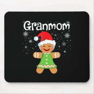 Großmutter Gingerbread Familie passt Weihnachtswei Mousepad