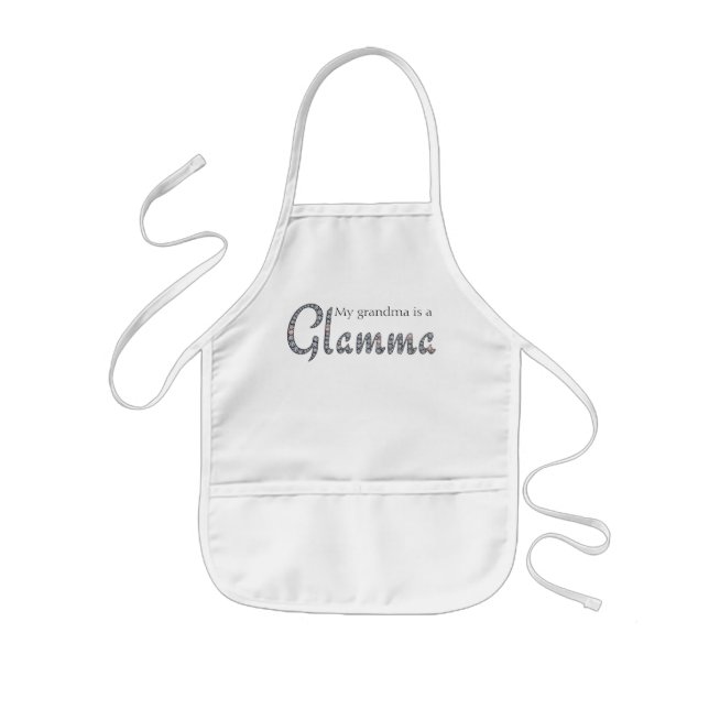 Großmutter ist eine Glamma bling Schürze (Vorne)