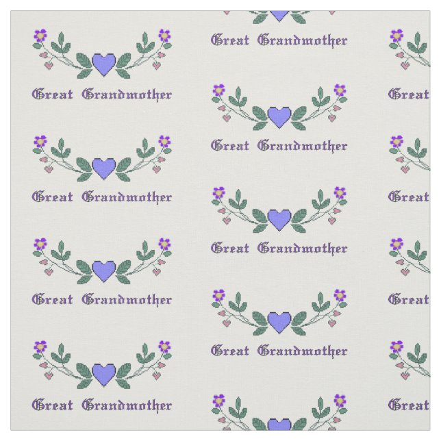 Großmutter-Kreuzstich Stoff (Muster)