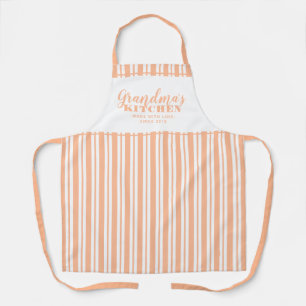 Großmutter Küchen Custom Modern Niedlich Peach Ora Schürze